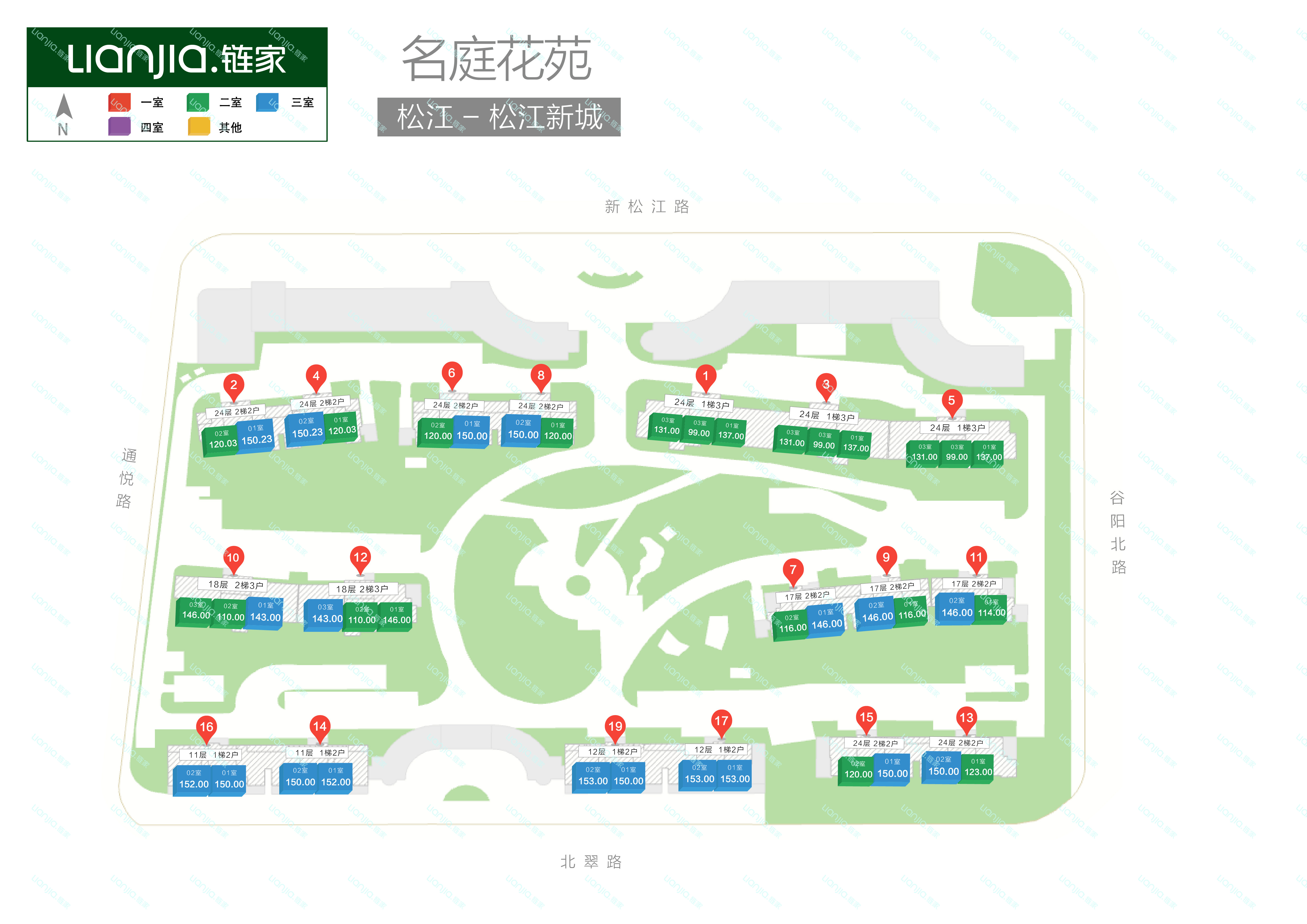 名庭花苑_名庭花苑房价走势及环境点评-链家网上海站