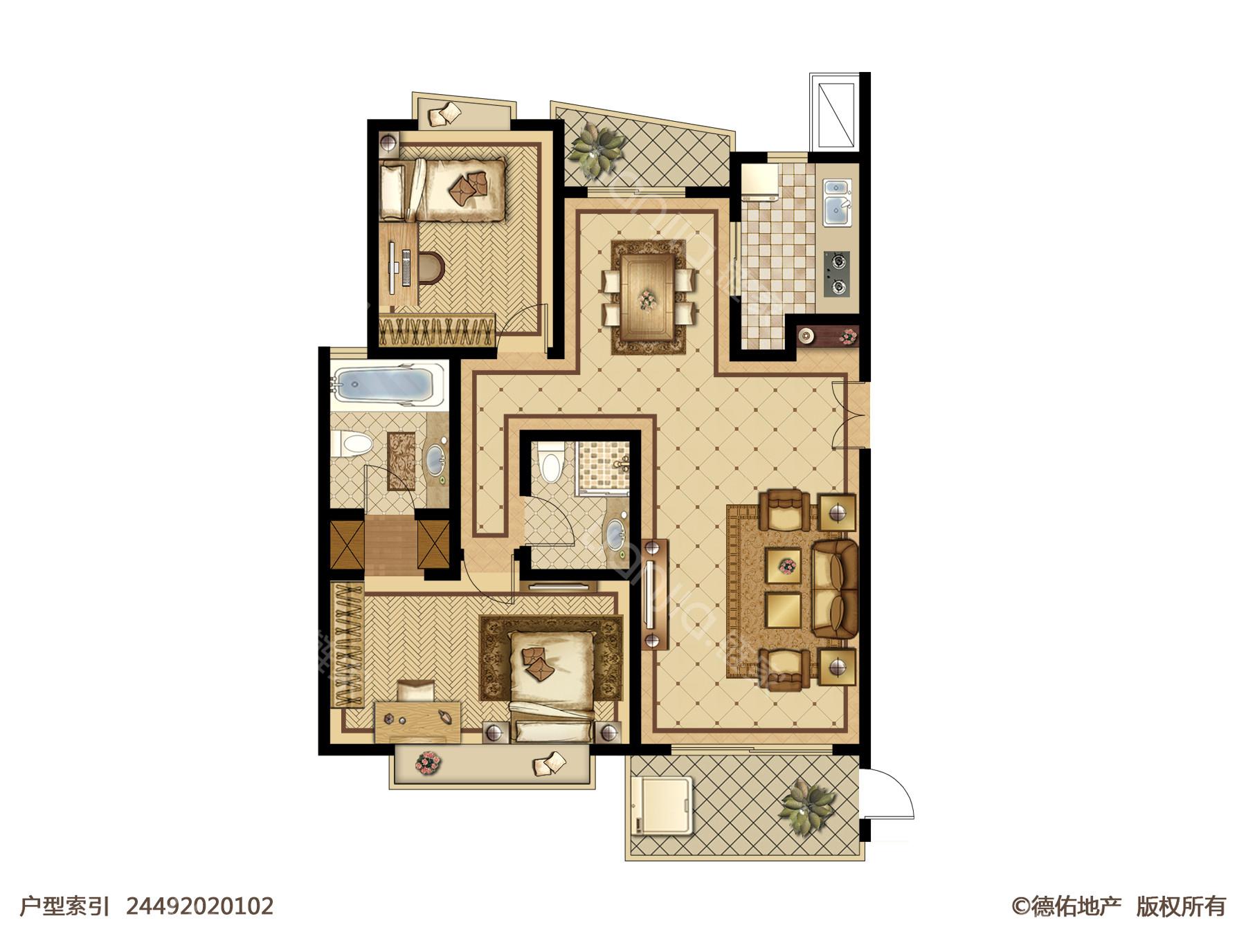 滨江兰庭,适合自住,高区采光好,南北通透