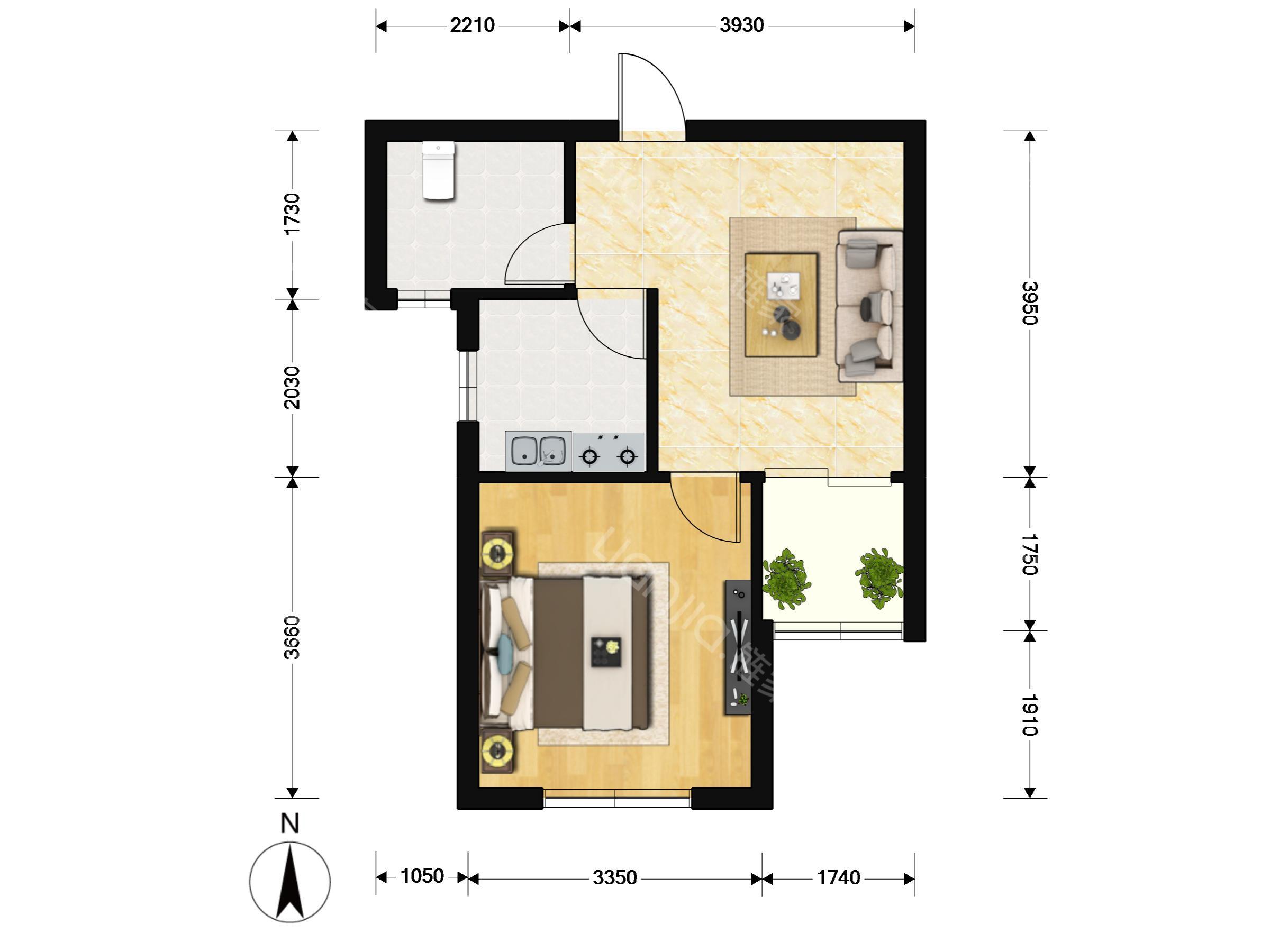 星颂家园,小户型,真实在租,新出好房