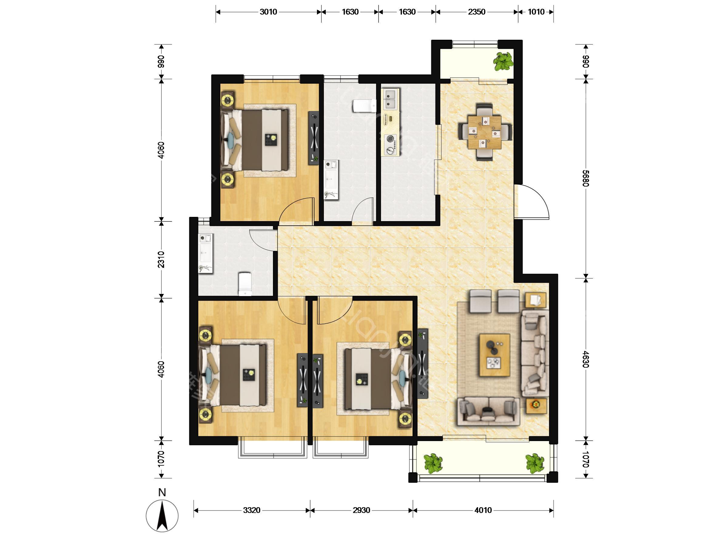 保利御樽苑,3室2厅2卫,放心好房,高清实拍